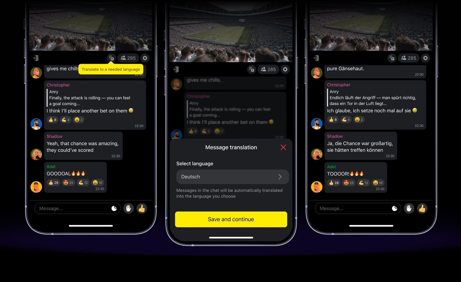 AI driven features to grow engagement