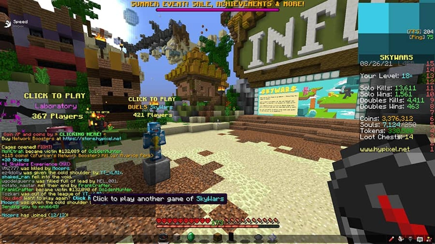 in-game chat