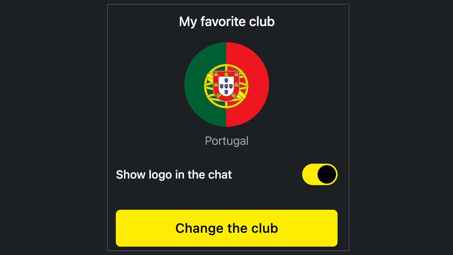 Función de interacción en un chat comunitario